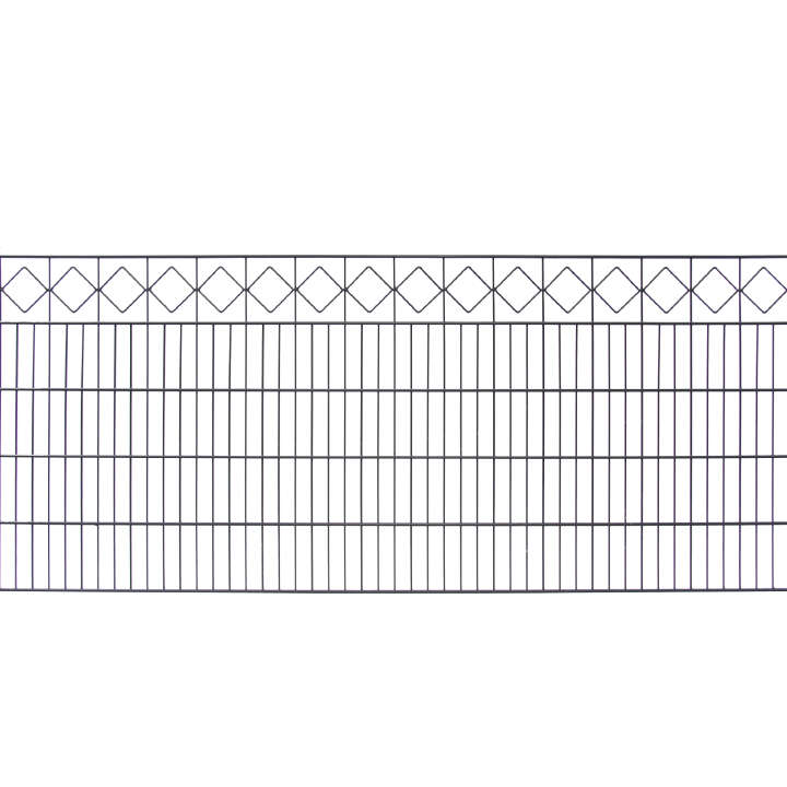 Doppelstabmattenzaun Karo 6/5/6 mm